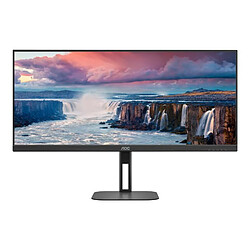 AOC Monitor U34V5C BK 27IN 21:9 3440X1440 Flachbildschirm (TFT LCD) 3 000:1 AOC000:1 AOC 000:1