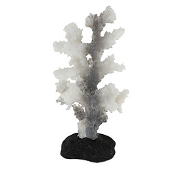 reptile terrarium Ornements de corail rougeoyant pour décorations d'aquarium d'aquarium gris