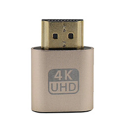 Universal VGA HDMI compatible Famim Plum Virtual Affichage Adaptateur DDC Prise en charge Edid 1920x1080p pour