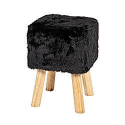 Pegane Tabouret 1 noir, L30 x H45 x P30 cm 