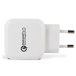 Chargeur secteur 2 USB Quick Charge 3.0 MOOOV