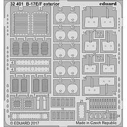 B-17E/F exterior for HKM - 1:32e - Eduard Accessories