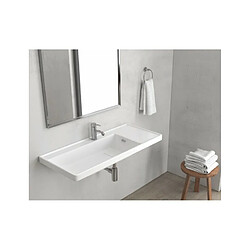 Avis Karag Lavabo suspendu QUATTRO rectangulaire 100x45x19 cm