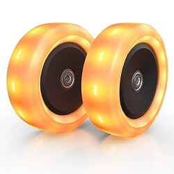 BERG Nexo Roues pour trottinette 120x40mm LED Orange