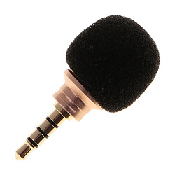 microphone jack 3.5 Mini Microphone Noir Micro Jack 3.5mm Double Canal pour Enregistrement Téléphones Portables