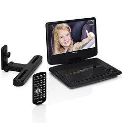 Lenco Lecteur DVD portable de 9 pouces avec connexion USB et dispositif de suspension DVP-901BK Noir