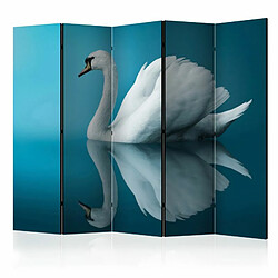 Paris Prix Paravent 5 Volets Swan Reflection 172x225cm