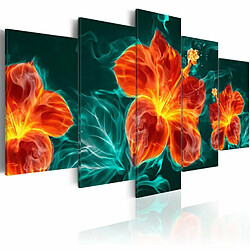 Paris Prix Tableau Imprimé Flaming Lily 50 x 100 cm 