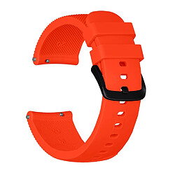 Wewoo Bracelet pour montre connectée Dragonne de Crazy Horse Texture en Silicone la version 20mm de Huami Amazfit Bip Lite Corail 