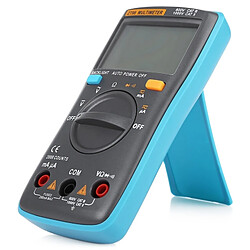 Wewoo Voltmètre ZT98 CAT III 600 V multimètre numérique portable 2000 compte rétro-éclairage AC / DC tension testeur mètres avec écran LCD et titulaire 