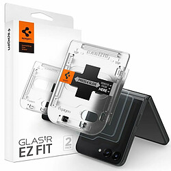 Spigen Sgp Spigen GLAS.TR EZ FIT - Verre trempé pour Samsung Galaxy Z Flip 5 (2 pièces)