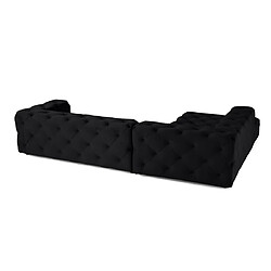 Avis Lisa Design Gallata - canapé Chesterfield d'angle gauche - 5 places - en velours