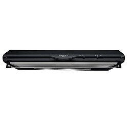 Hotte visière 60cm 270m3/h noir - WCN65FLK - WHIRLPOOL 