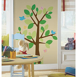 Thedecofactory ARBRE GRAPHIQUE - Sticker repositionnable arbre géant printanier