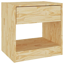 Maison Chic Table de chevet, Table de Nuit, Meuble de Rangement 40x31x40 cm bois de pin massif