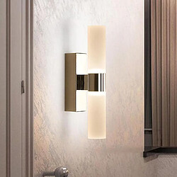 Universal AC85-265V 10W double tête acrylique LED applique pour l'hôtel/chambre applique salle de bain acier inoxydable LED miroir lumière