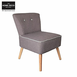 Fauteuil Bicolore Gris Et Vert D'eau The Home Deco Factory HD3606