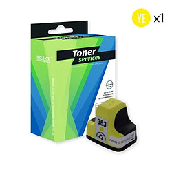 TONER SERVICES Compatible HP 363 Cartouche Jaune C8773EE (H363Y) 