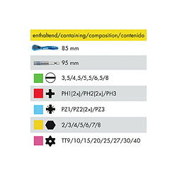 Heytec Heyco HEYTEC Boîte de jeu d'embouts, équipé, 32 pièces, () 