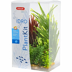 ZOLUX Kit de 7 plantes artificielles Idro N4 - Pour aquarium 