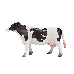 MOJO Holstein Vache Réaliste Animal de Ferme Jouet Réplique Figurine Peinte à la Main