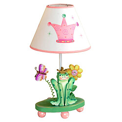 Fantasy Fields Lampe à poser enfant Princess&Frog chevet bureau chambre bébé fille W-7506AE 