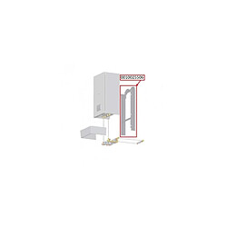 Cadre écarteur Saunier Duval pour tubulures 70 mm prémonté pour tube kit tubulure express