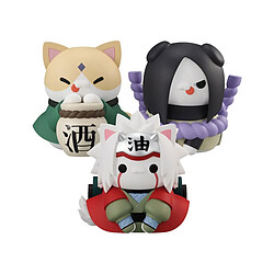 Megahouse Naruto Shippuden - Mega Cat Project trading figures Nyanto! The Big Nyaruto Series The Sannin Set 10 cm (With Gift) 