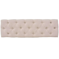 Avis Helloshop26 Banc banquette lin bois massif 110 x 38 x 48 cm blanc crème 02_0021257