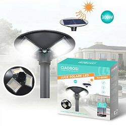 Tradex UFO PANNEAU SOLAIRE 300 W TX-8090 Lampadaire Lampadaire Lampadaire Ufo Panneau Solaire 300 W Tx-8090