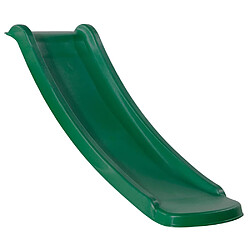 Kbt Glissière de toboggan avec vague en PEHD toba 120cm Vert foncé. Glissière de toboggan avec vague en PEHD toba 120cm Vert foncé