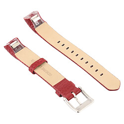 Acheter Wewoo Bracelet pour montre connectée Smartwatch en cuir brillant Fitbit Alta rouge