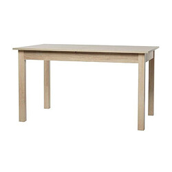 COBURG Table a manger extensible de 6 a 10 personnes classique decor chene - L 137-177 x l 80 cm