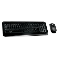 Microsoft 850 RF sans fil QWERTY Anglais britannique Noir