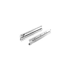 Hettich Glissière tiroirpleine extension blanc 550 mm