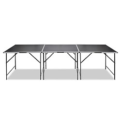 Avis vidaXL Table à coller 3 pcs Pliable