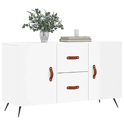 Avis Maison Chic Buffet,Meuble de Rangement,commode pour salon,Cuisine blanc brillant 100x36x60 cm bois d'ingénierie -MN47799