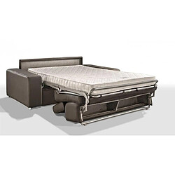 Avis Inside 75 Canapé lit 2-3 places CHICAGO convertible EXPRESS 120cm polyuréthane taupe matelas 16 cm