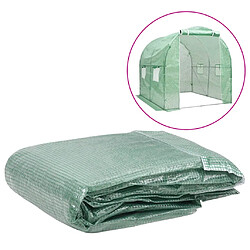 vidaXL Couverture de remplacement de serre (4 m²) 200x200x200 cm Vert 