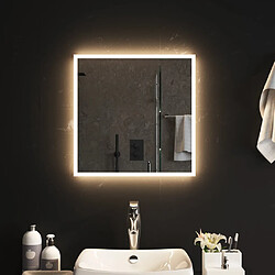 vidaXL Miroir de salle de bain à LED 50x50 cm