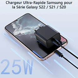 Avis Chargeur Rapide 25W Compatible Avec Samsung, Adaptateur Secteur Usb C Pour Samsung Galaxy S22 Ultra-S21 Plus-Note 20 Ultra-S2[H1178]