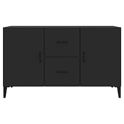 Acheter vidaXL Buffet noir 100x36x60 cm bois d'ingénierie