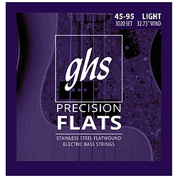 GHS 3020 - Jeu de cordes Basse Short Scale - Light 45-95