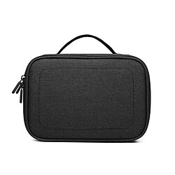 Wewoo Sacoche Sac de rangement pour câble de données chargeur de casque multifonctionSac de à couche uniqueTaille 12x5x26cm Noir