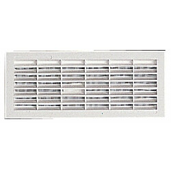 Nicoll Grilles de ventilation rectangulaires à encastrer 84 x 230 mm avec moustiquaire