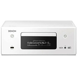 Ampli hifi stéréo Denon RCDN-11 blanc