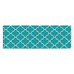 Tapis De Passage De Chambre à Coucher De Cuisine à Carreaux Antidérapant Tapis Anti-fatigue Vert 150x45cm