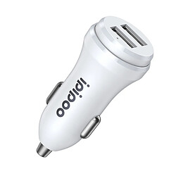 Wewoo Chargeur XP-1 rapide pour voiture avec double ligne USB Android Line Blanc