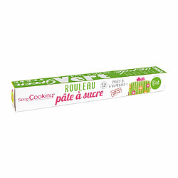 Scrapcooking Pâte à sucre en rouleau vert Ø 36 cm - 430 g