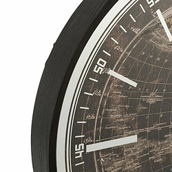 Paris Prix Horloge Murale Mappemonde 48cm Or & Noir